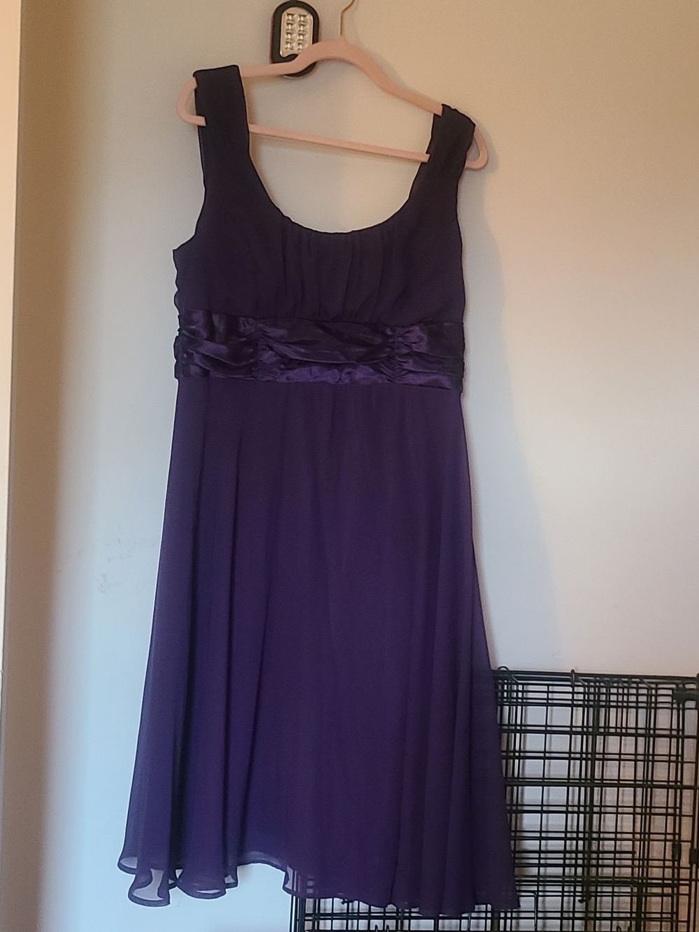 connected apparel Purple Midi Dress